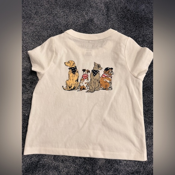 NWOT New JCrew Factory Baby & toddler boys' American dogs graphic tee - Picture 2 of 5